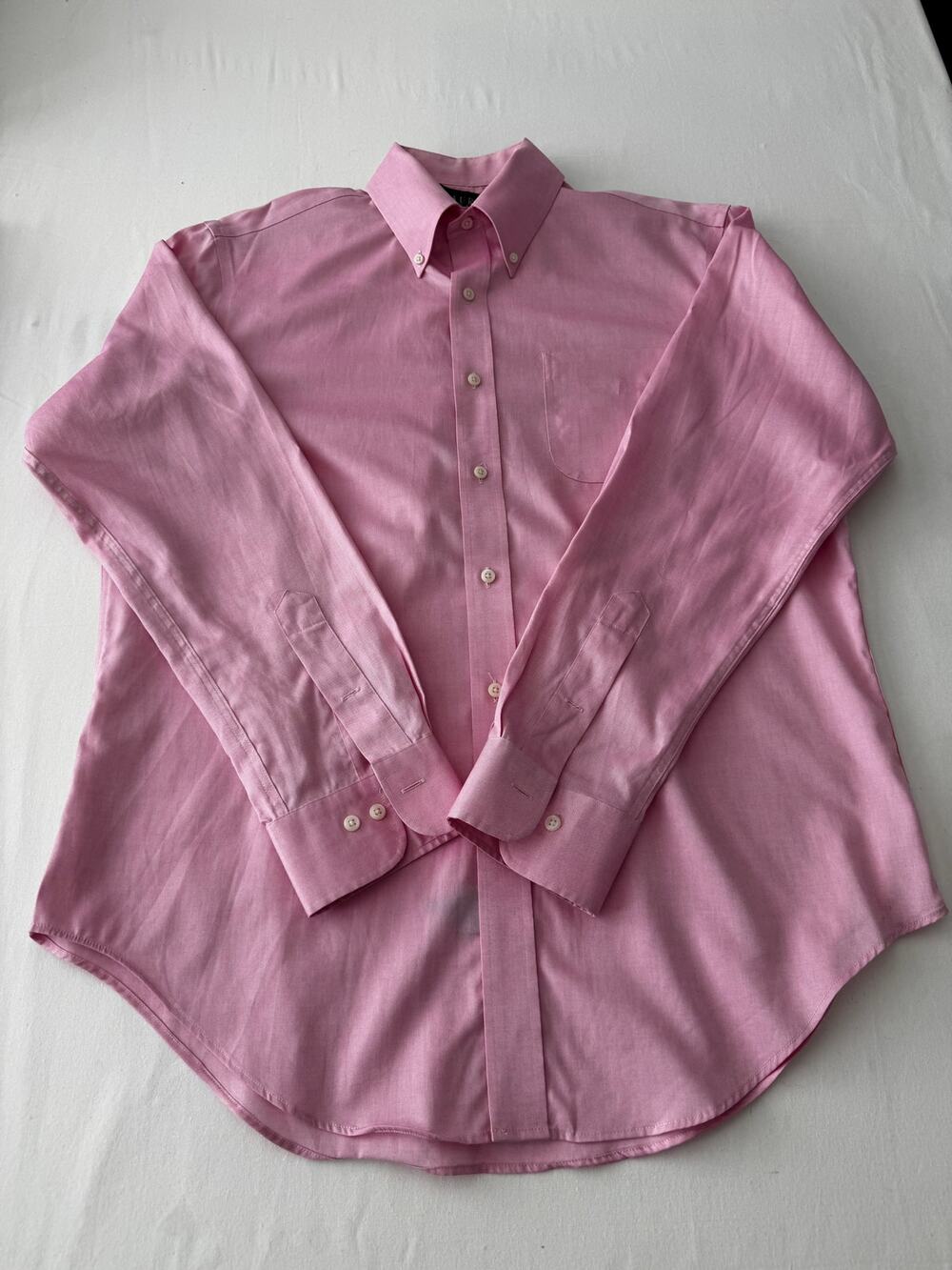 Lauren Ralph Lauren Men’s Pink Classic Fit Non-Iron Dress Shirt 16 34/35